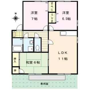 パークアベニュー【1階】の間取り