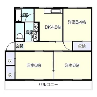 メゾンファミリア沼津【3階】の間取り