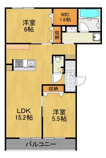 HEBEL MAISON Grand Ciel【2階】の間取り