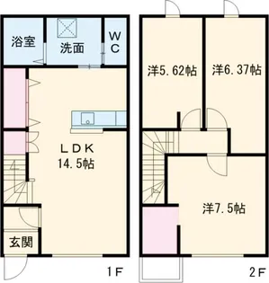 リビエ朝日の間取り