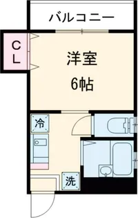 1Kの間取り画像