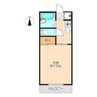 キャッスルK・S【1階】の間取り