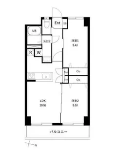 PARK MODERN つつじヶ丘【4階】の間取り