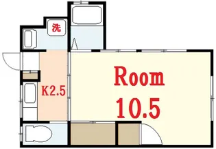 坂本ハウスA棟【2階】の間取り
