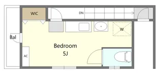 ハイアット清野【3階】の間取り