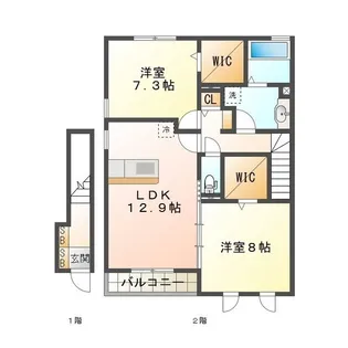 AzaleaII【2階】の間取り