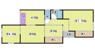兵庫県神戸市北区鈴蘭台東町7【一戸建】の間取り