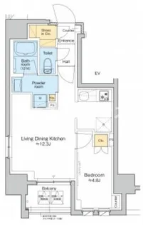 東京都台東区千束1【マンション】の間取り