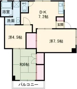 小平ビル【4階】の間取り