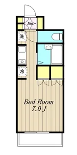 厚木アザレアビル【6階】の間取り