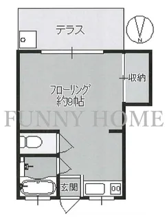 東京都世田谷区代沢4【アパート】の間取り