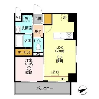 埼玉県さいたま市北区土呂町2【マンション】の間取り