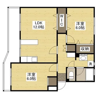 K’s B USHITA【4階】の間取り