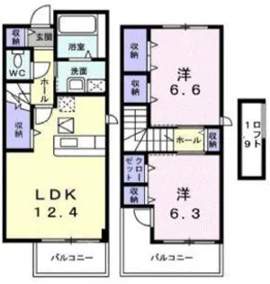 広島県福山市伊勢丘8【一戸建】の間取り