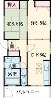 下馬1丁目戸建て1F部分【1階】の間取り