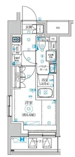 セジョリ横浜ウエストII【6階】の間取り