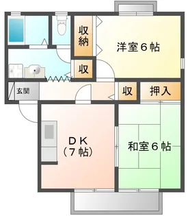 グランシャリオS【1階】の間取り