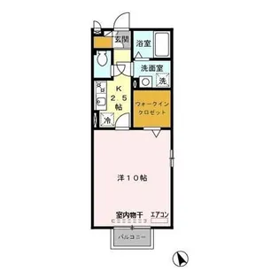 フランマリエ【1階】の間取り