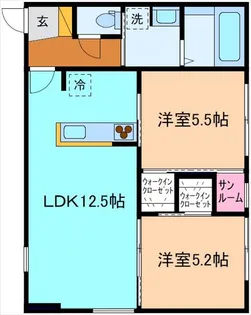 M&Y下冨居【1階】の間取り