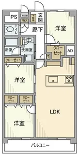 セントラルグリーンハイツ【9階】の間取り