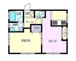 エコシティ幸II【1階】の間取り