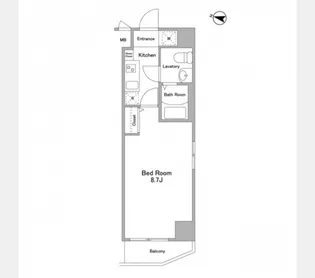 アスール亀有【1階】の間取り