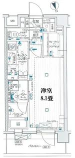 デュオステージ横濱赤門通り【3階】の間取り