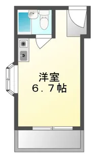 トラッディ吹田III【3階】の間取り
