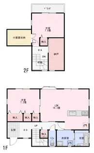 千葉県茂原市谷本【一戸建】の間取り