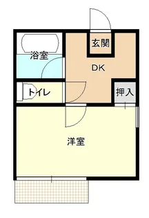 ソレイユB【1階】の間取り