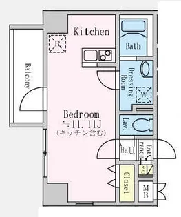 プライムコート浅草【3階】の間取り