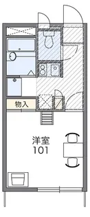 レオパレスエスポ【2階】の間取り