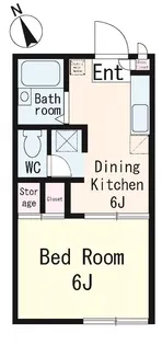 ルピナスC棟【1階】の間取り