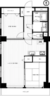 グリーンハウス枚方【2階】の間取り
