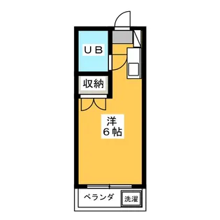 1Rの間取り画像