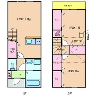 大阪府堺市南区高倉台2【一戸建】の間取り