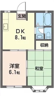 グリーンビラ寿館【1階】の間取り