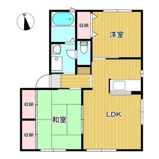 ディアス那岐【1階】の間取り