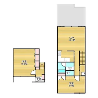 ゼファーヒル【2階】の間取り