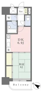 ライオンズマンション開運橋【13階】の間取り