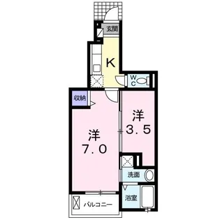 ポラリスV【1階】の間取り