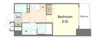 クオリア銀座3丁目【6階】の間取り