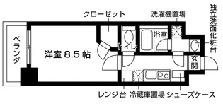 ゼスタレジデンス桜山【4階】の間取り