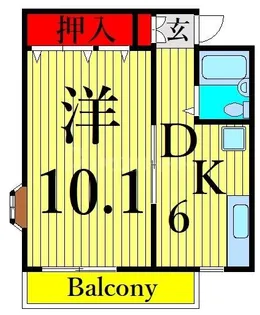 FKハイム【1階】の間取り