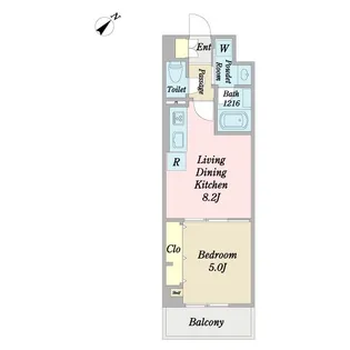 グリーンレスト日吉【3階】の間取り