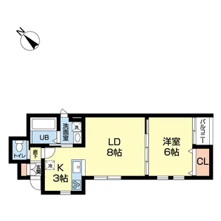 JLIVE行徳【1階】の間取り