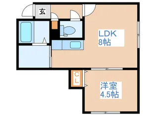 ブリックスクエア【3階】の間取り