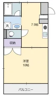 ハイムティファニーA【3階】の間取り