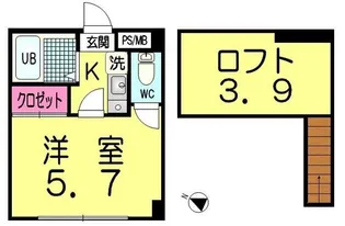ぺパンシェソワ【3階】の間取り