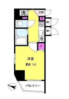 プリズムスクエア本駒込【10階】の間取り